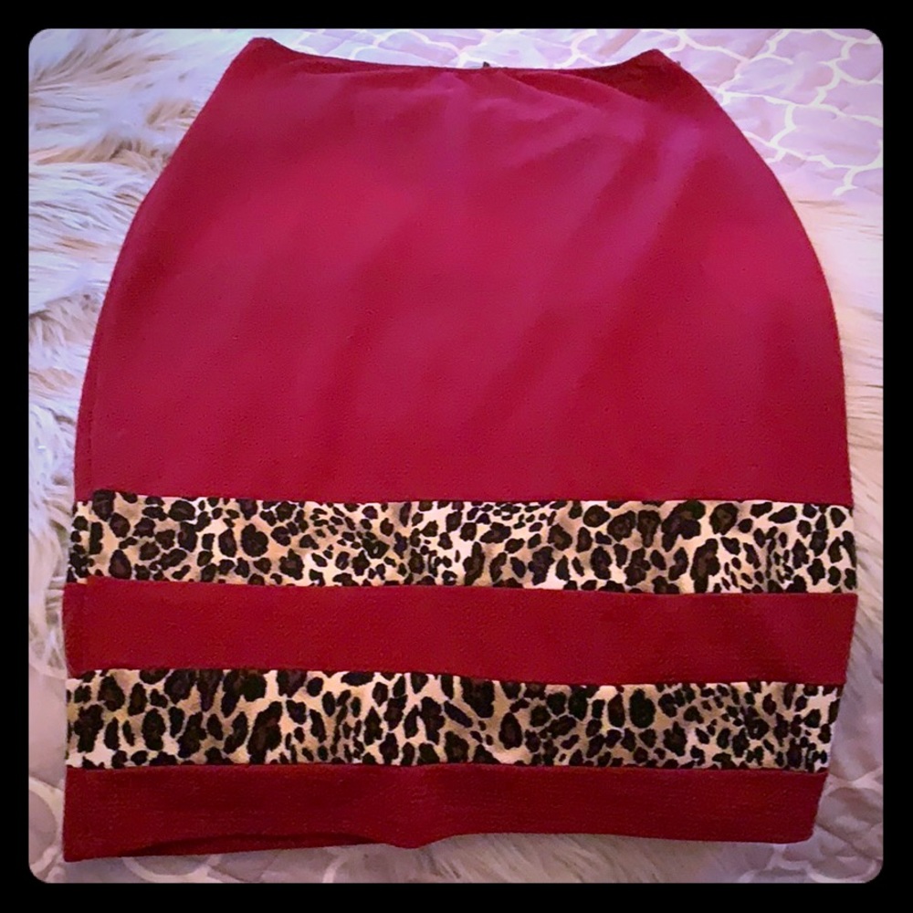 Cheetah Print soft skirt